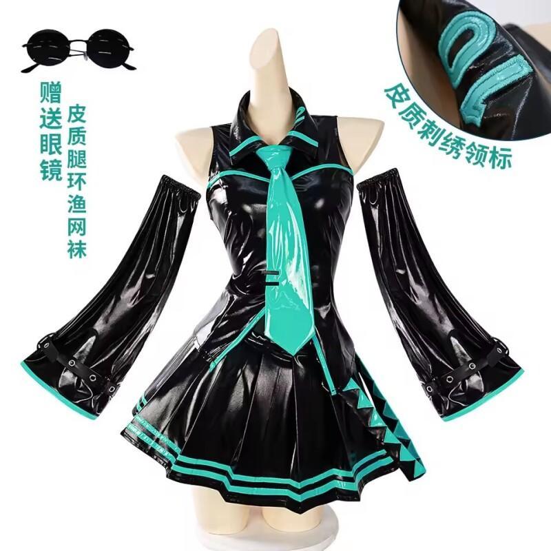 Midi Dress - คอสเพลย์อนิเมะชุดเต็ม, ชุดเดรสมิดิหนังสุดโรแมนติก + ชุดยูนิฟอร์ม JK +
