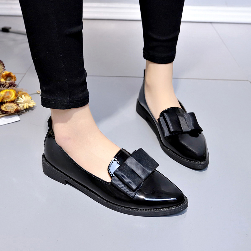 รองเท้าส้นเตี้ยหนังแก้วสีดำ/สี - Womens Heels บทวิจารณ์และราคา
