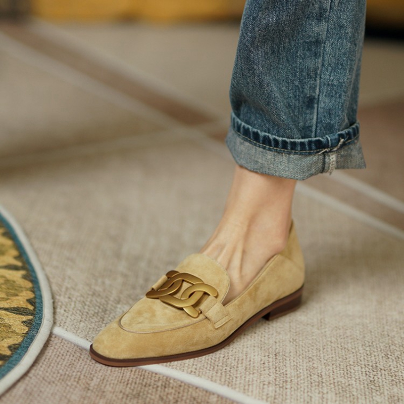หนังนิ่มหนังผู้หญิง Loafers ฤด - Womens Heels บทวิจารณ์และราคา