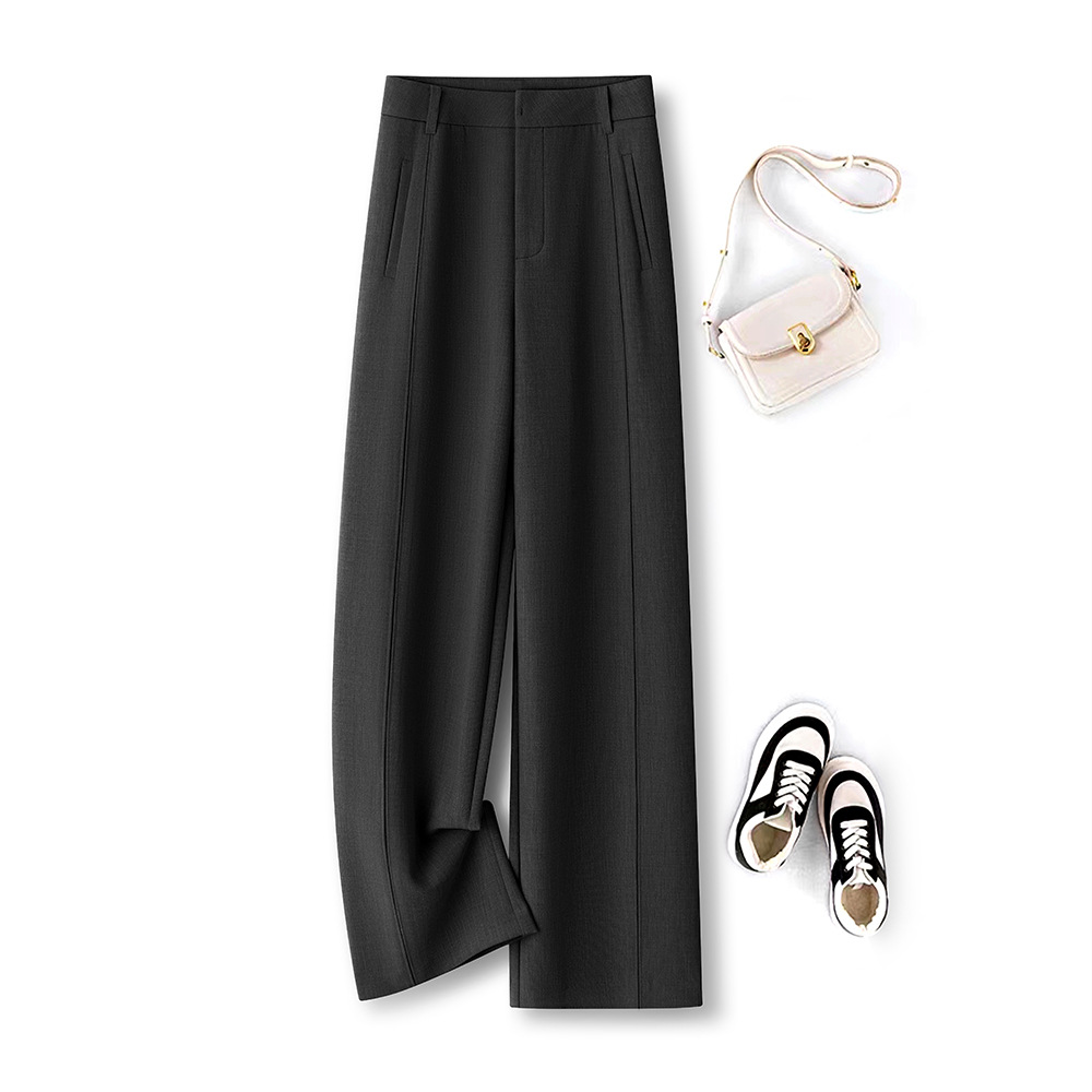 กางเกงขายาวทรงตรงเอวสูงสำหรับผ - Tailored Trouser Wide บทวิจารณ์และราคา