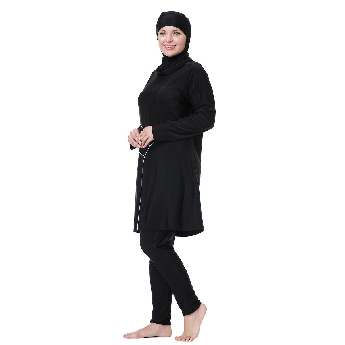 ชุดว่ายน้ำมุสลิมหญิงแบบคลุมทั้ - Womens Suit บทวิจารณ์และราคา