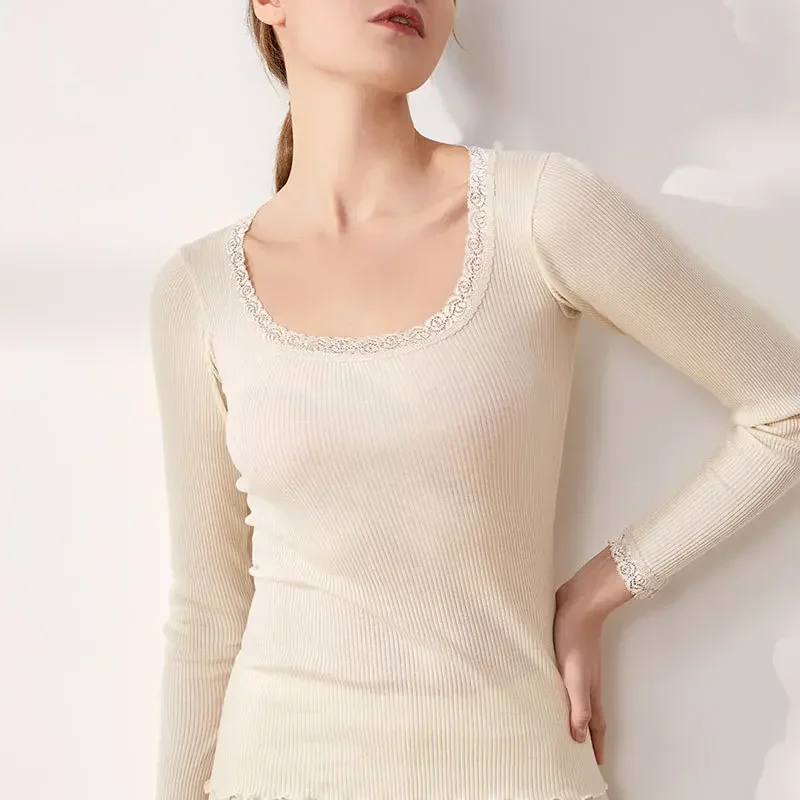 ฤดูใบไม้ร่วงและฤดูหนาวผ้าไหมหม - Silk Blouse บทวิจารณ์และราคา
