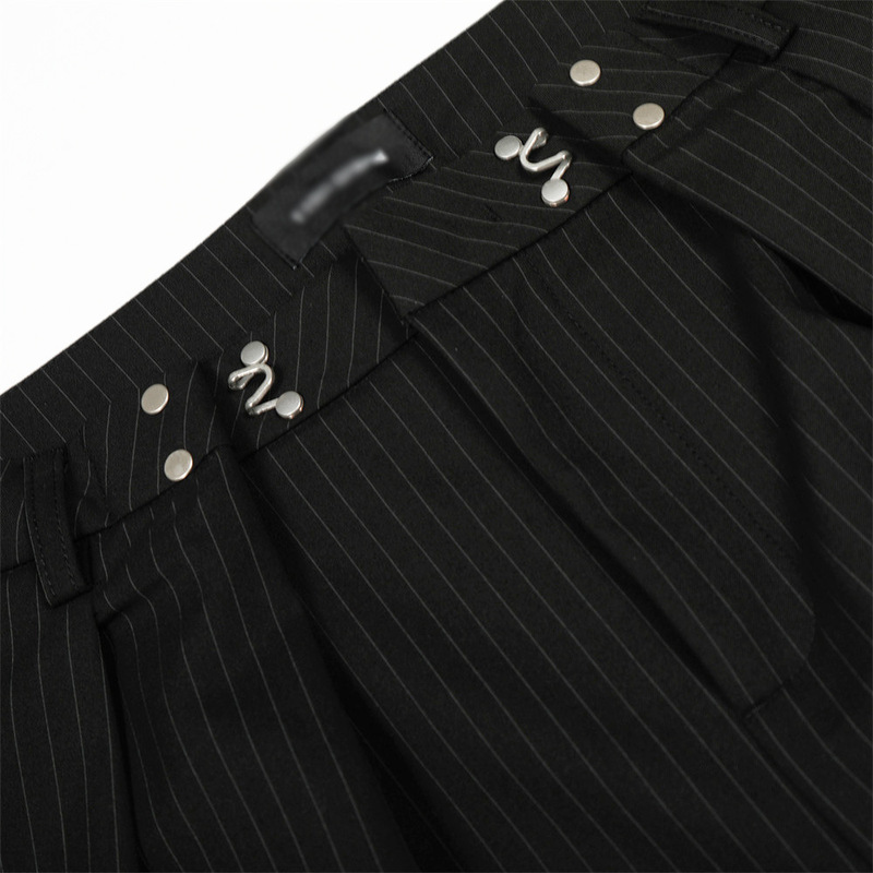 กางเกงขายาวทรงหลวมลายทางสำหรับ - Tailored Trouser Wide บทวิจารณ์และราคา
