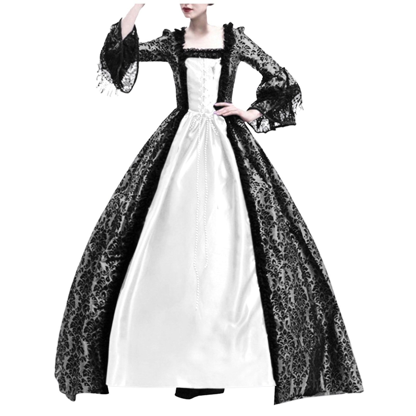 คอสเพลย์ชุดเจ้าหญิงยุคกลางสำหร - Evening Gown บทวิจารณ์และราคา