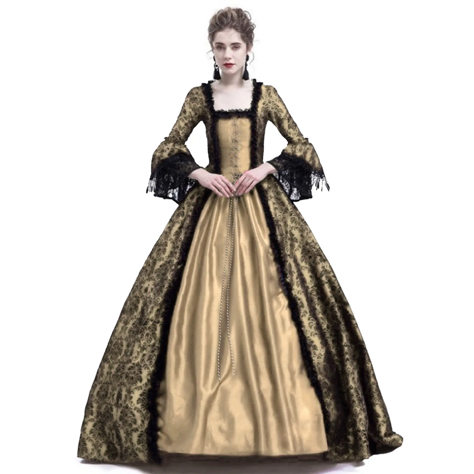 คอสเพลย์ชุดเจ้าหญิงยุคกลางสำหร - Evening Gown บทวิจารณ์และราคา