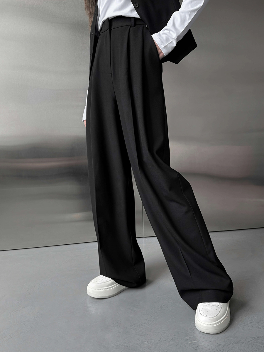 กางเกงสูทผู้หญิง ทรงขากว้าง เอ - Tailored Trouser Wide บทวิจารณ์และราคา
